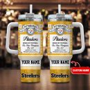 Pittsburgh Steelers NFL Kings of Football Custom Stanley Quencher 30oz-40oz Stainless Steel Tumbler Hot And Cold Tumbler