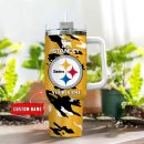 Pittsburgh Steelers NFL Custom Stanley Quencher 30oz-40oz Stainless Steel Tumbler Hot And Cold Tumbler