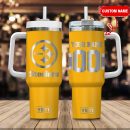 Pittsburgh Steelers NFL Laser Engraved Effect Custom Stanley Quencher 30oz-40oz Stainless Steel Tumbler Hot And Cold Tumbler