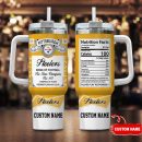Pittsburgh Steelers NFL Nutrition Facts Custom Stanley Quencher 30oz-40oz Stainless Steel Tumbler Hot And Cold Tumbler