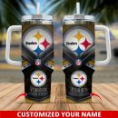 Pittsburgh Steelers NFL Custom Stanley Quencher 30oz-40oz Stainless Steel Tumbler Hot And Cold Tumbler