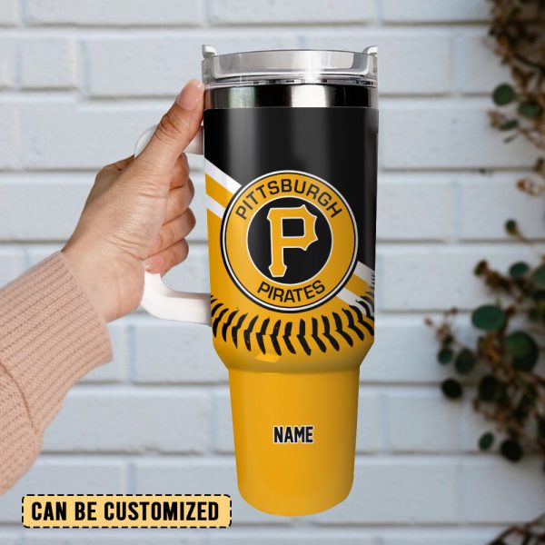 Pittsburgh Steelers Football NFL Custom Stanley Quencher 30oz-40oz Stainless Steel Tumbler Hot And Cold Tumbler - Image 2