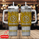 Pittsburgh Steelers NFL Custom Stanley Quencher 30oz-40oz Stainless Steel Tumbler Hot And Cold Tumbler