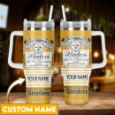 Pittsburgh Steelers NFL Custom Stanley Quencher 30oz-40oz Stainless Steel Tumbler Hot And Cold Tumbler