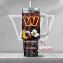 NFL Washington Commanders Mickey Mouse Custom Stanley Quencher 30oz-40oz Stainless Steel Tumbler Hot And Cold Tumbler