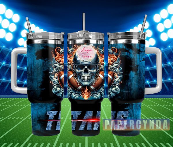 Tennessee Titans Custom Stanley Quencher 30oz-40oz Stainless Steel Tumbler Hot And Cold Tumbler