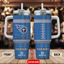 Tennessee Titans NFL Crystal Custom Stanley Quencher 30oz-40oz Stainless Steel Tumbler Hot And Cold Tumbler