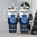 Tennessee Titans NFL Custom Stanley Quencher 30oz-40oz Stainless Steel Tumbler Hot And Cold Tumbler