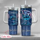NFL Tennessee Titans Stitch Glitter Custom Stanley Quencher 30oz-40oz Stainless Steel Tumbler Hot And Cold Tumbler