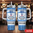Tennessee Titans NFL Custom Stanley Quencher 30oz-40oz Stainless Steel Tumbler Hot And Cold Tumbler