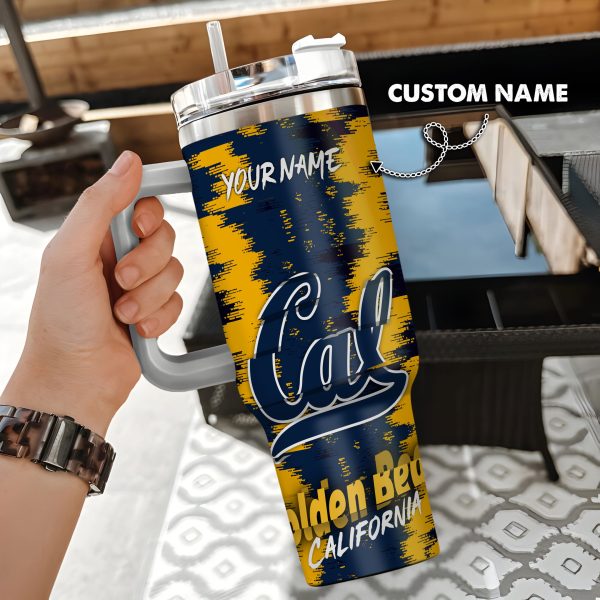 California Golden Bears NCAA Custom Stanley Quencher 30oz-40oz Stainless Steel Tumbler Hot And Cold Tumbler