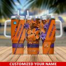 Clemson Tigers NCAA Custom Stanley Quencher 30oz-40oz Stainless Steel Tumbler Hot And Cold Tumbler
