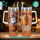 Clemson Tigers NCAA Custom Stanley Quencher 30oz-40oz Stainless Steel Tumbler Hot And Cold Tumbler