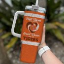 Clemson Tigers NCAA Custom Stanley Quencher 30oz-40oz Stainless Steel Tumbler Hot And Cold Tumbler
