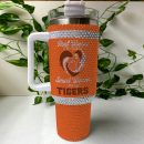 Clemson Tigers NCAA Custom Stanley Quencher 30oz-40oz Stainless Steel Tumbler Hot And Cold Tumbler