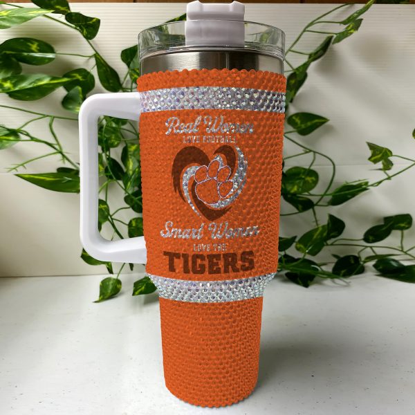 Clemson Tigers NCAA Custom Stanley Quencher 30oz-40oz Stainless Steel Tumbler Hot And Cold Tumbler - Image 2