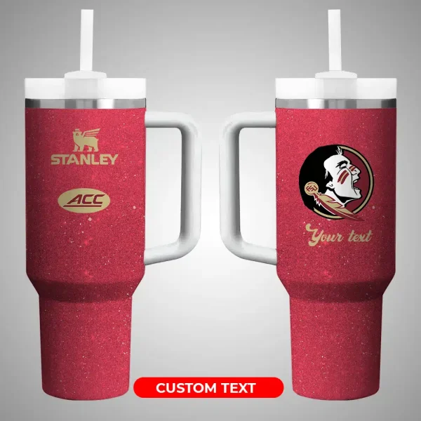 Florida State Seminoles NCAA Custom Stanley Quencher 30oz-40oz Stainless Steel
