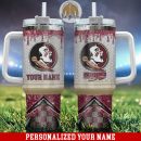 Florida State Seminoles Glitter NCAA Custom Stanley Quencher 30oz-40oz Stainless Steel Tumbler Hot And Cold Tumbler