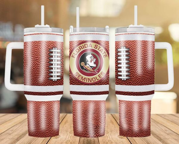 Florida State Seminoles Football Team NCAA Custom Stanley Quencher 30oz-40oz Stainless Steel