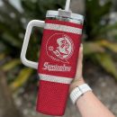 Florida State Seminoles NCAA Custom Stanley Quencher 30oz-40oz Stainless Steel Tumbler Hot And Cold Tumbler