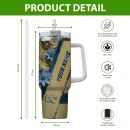 Georgia Tech Yellow Jackets NCAA Custom Stanley Quencher 30oz-40oz Stainless Steel Tumbler Hot And Cold Tumbler