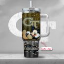 Georgia Tech Yellow Jackets NCAA Mickey Mouse Custom Stanley Quencher 30oz-40oz Stainless Steel Tumbler Hot And Cold Tumbler