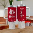 Louisville Cardinals NCAA Custom Stanley Quencher 30oz-40oz Stainless Steel Tumbler Hot And Cold Tumbler