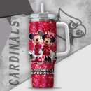 NCAA Louisville Cardinals Mickey And Minnie Couple Custom Stanley Quencher 30oz-40oz Stainless Steel Tumbler Hot And Cold Tumbler