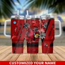 Louisville Cardinals NCAA Custom Stanley Quencher 30oz-40oz Stainless Steel Tumbler Hot And Cold Tumbler