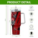 Louisville Cardinals NCAA Custom Stanley Quencher 30oz-40oz Stainless Steel Tumbler Hot And Cold Tumbler