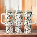 Miami Hurricanes NCAA Sports Custom Stanley Quencher 30oz-40oz Stainless Steel Tumbler Hot And Cold Tumbler