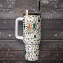 Miami Hurricanes NCAA Sports Custom Stanley Quencher 30oz-40oz Stainless Steel Tumbler Hot And Cold Tumbler