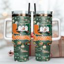 Miami Hurricanes NCAA Sport Custom Stanley Quencher 30oz-40oz Stainless Steel Tumbler Hot And Cold Tumbler