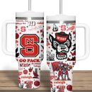 NC State Wolfpack basketball NCAA Custom Stanley Quencher 30oz-40oz Stainless Steel Tumbler Hot And Cold Tumbler