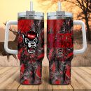 NC State Wolfpack NCAA Hunting Custom Stanley Quencher 30oz-40oz Stainless Steel Tumbler Hot And Cold Tumbler