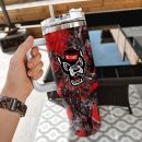 NC State Wolfpack NCAA Hunting Custom Stanley Quencher 30oz-40oz Stainless Steel Tumbler Hot And Cold Tumbler