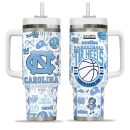 North Carolina Tar Heels basketball NCAA Custom Stanley Quencher 30oz-40oz Stainless Steel Tumbler Hot And Cold Tumbler