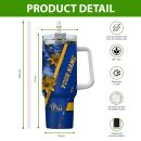 Pittsburgh Panthers NCAA Custom Stanley Quencher 30oz-40oz Stainless Steel Tumbler Hot And Cold Tumbler