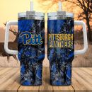 Pittsburgh Panthers NCAA Hunting Custom Stanley Quencher 30oz-40oz Stainless Steel Tumbler Hot And Cold Tumbler