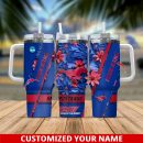 SMU Mustangs NCAA Custom Stanley Quencher 30oz-40oz Stainless Steel Tumbler Hot And Cold Tumbler