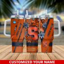 Syracuse Orange NCAA Custom Stanley Quencher 30oz-40oz Stainless Steel Tumbler Hot And Cold Tumbler