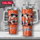 NCAA Virginia Cavaliers Mickey And Minnie Couple Custom Stanley Quencher 30oz-40oz Stainless Steel Tumbler Hot And Cold Tumbler