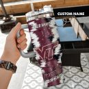Virginia Tech Hokies NCAA Custom Stanley Quencher 30oz-40oz Stainless Steel Tumbler Hot And Cold Tumbler