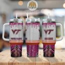 Virginia Tech Hokies Glitter NCAA Custom Stanley Quencher 30oz-40oz Stainless Steel Tumbler Hot And Cold Tumbler