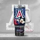 Arizona Wildcats NCAA Mickey Mouse Custom Stanley Quencher 30oz-40oz Stainless Steel Tumbler Hot And Cold Tumbler