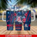Arizona Wildcats NCAA Custom Stanley Quencher 30oz-40oz Stainless Steel Tumbler Hot And Cold Tumbler