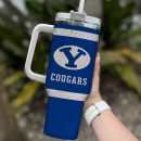 BYU Cougars NCAA Custom Stanley Quencher 30oz-40oz Stainless Steel Tumbler Hot And Cold Tumbler