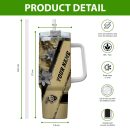 Colorado Buffaloes NCAA Custom Stanley Quencher 30oz-40oz Stainless Steel Tumbler Hot And Cold Tumbler
