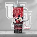 Houston Cougars NCAA Mickey Mouse Custom Stanley Quencher 30oz-40oz Stainless Steel Tumbler Hot And Cold Tumbler