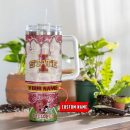 Iowa State Cyclones NCAA Glitter Custom Stanley Quencher 30oz-40oz Stainless Steel Tumbler Hot And Cold Tumbler